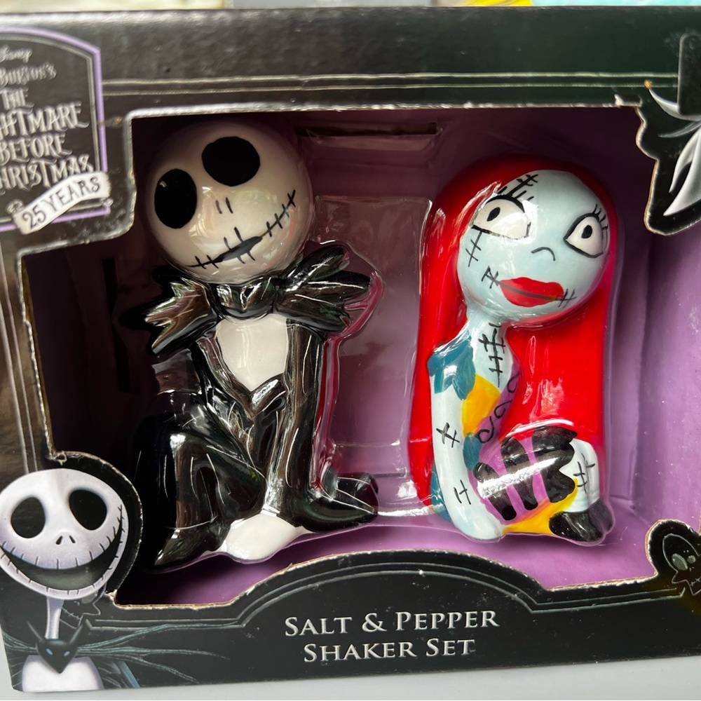 Salt and pepper shaker Nightmare before Christmas 🎄 Jack & Sally